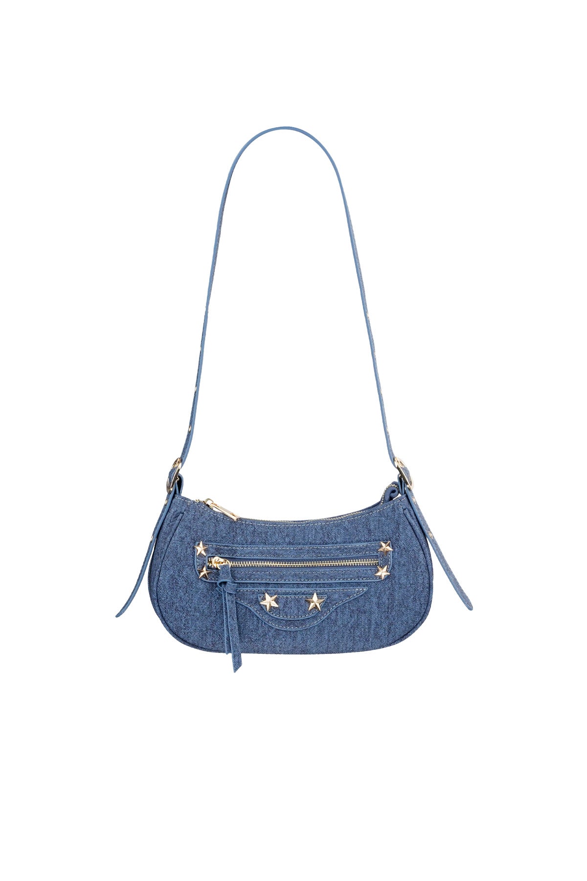 City Bag denim medio