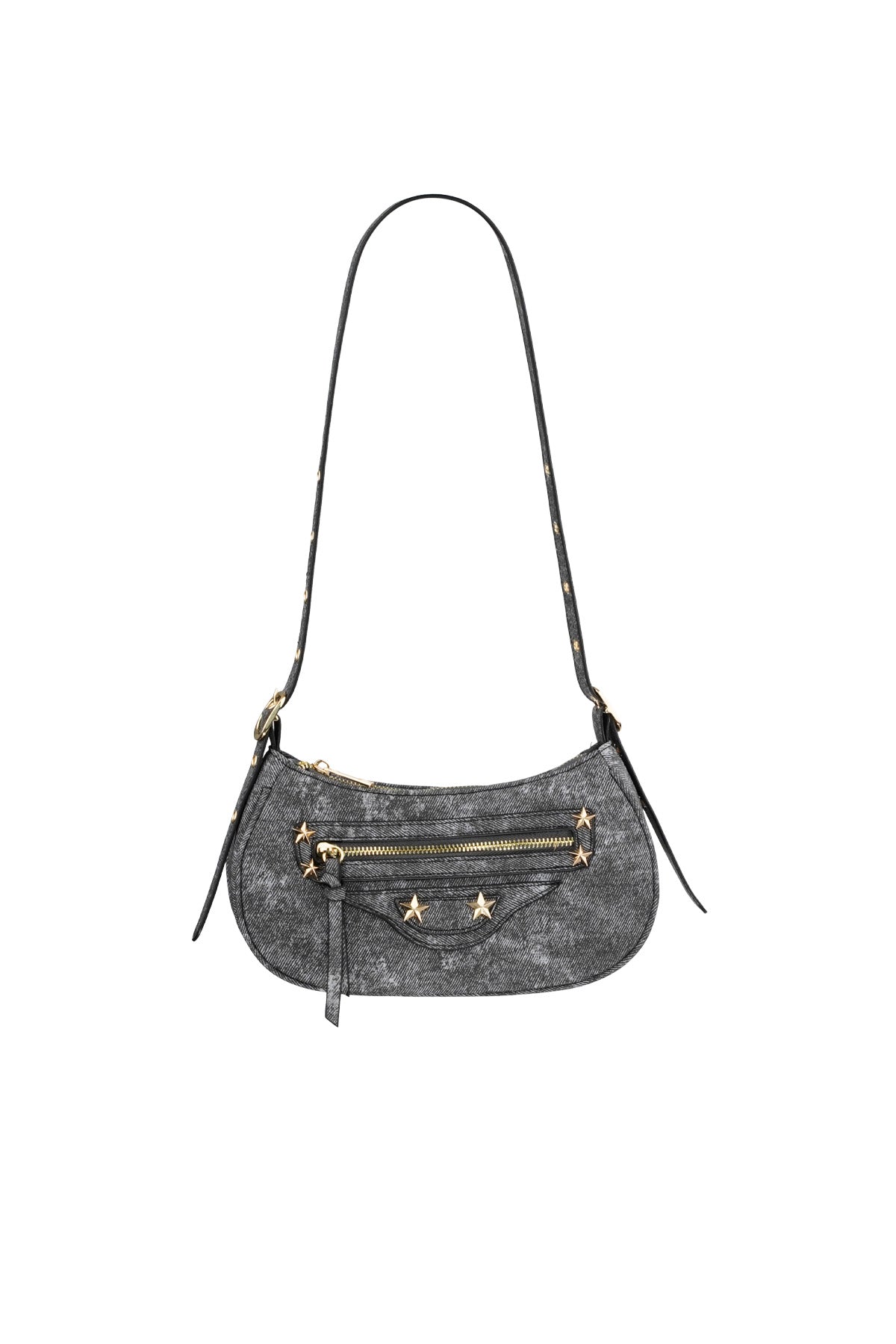 City Bag denim nero