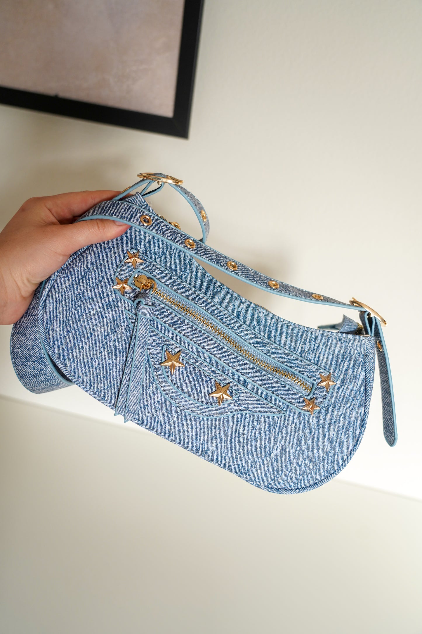 City Bag denim chiaro