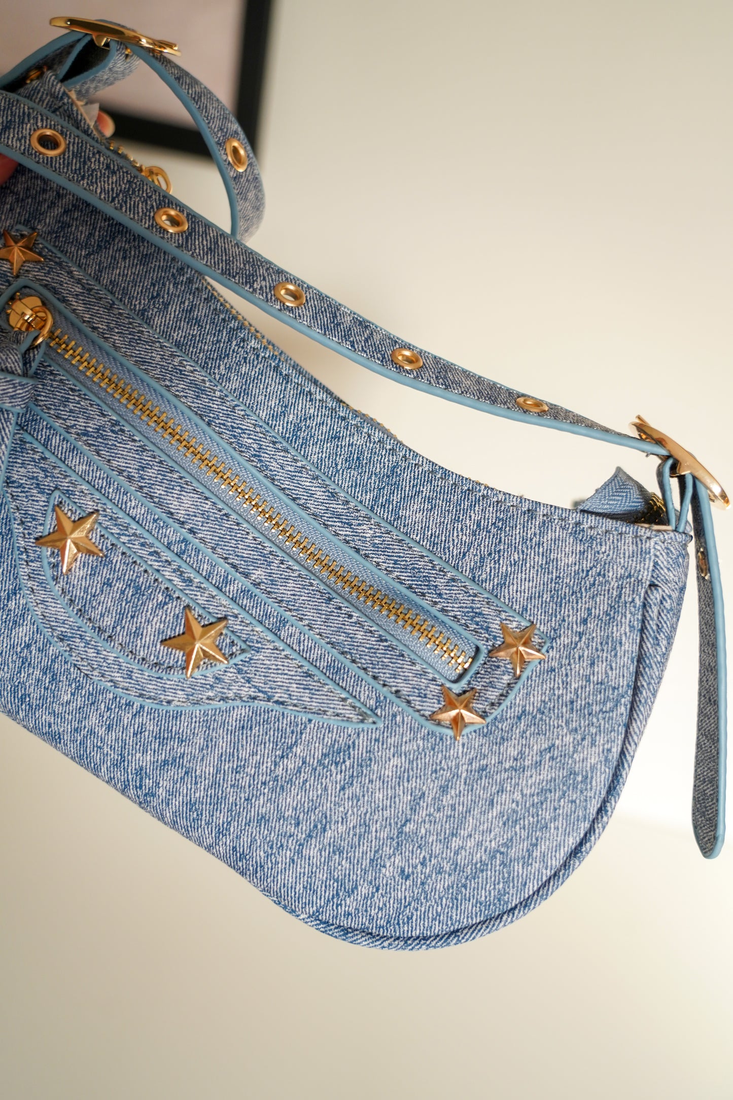 City Bag denim chiaro